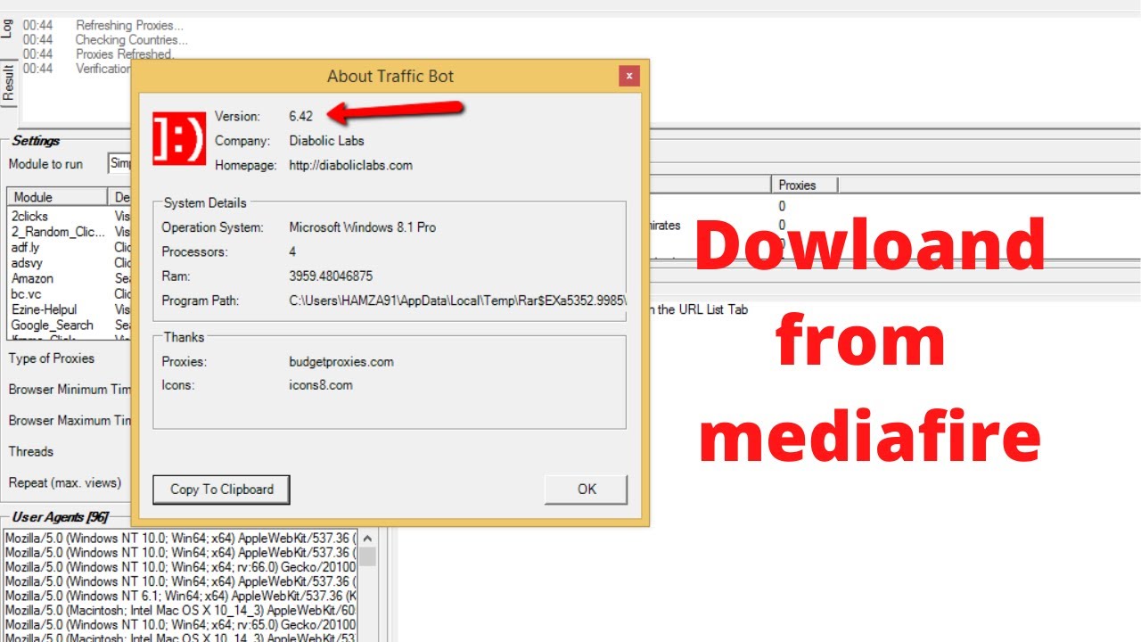 simple traffic bot free download cracked